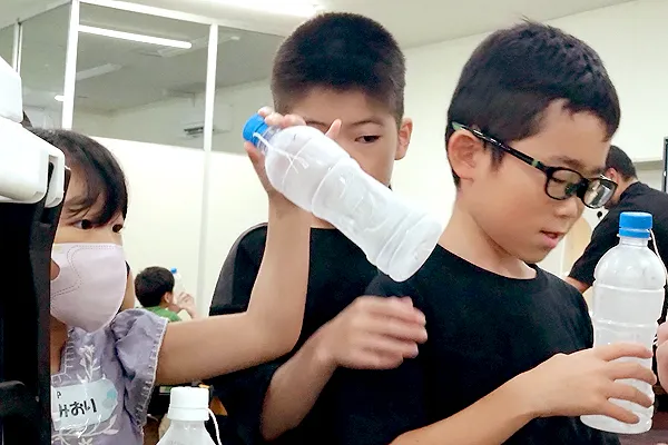 過冷却水実験中