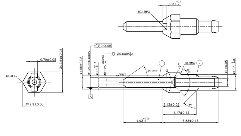 Low Loss Ferrule